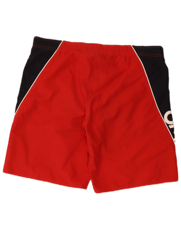 O'Neill Short de sport graphique pour homme, petit, rouge, color block, polyester