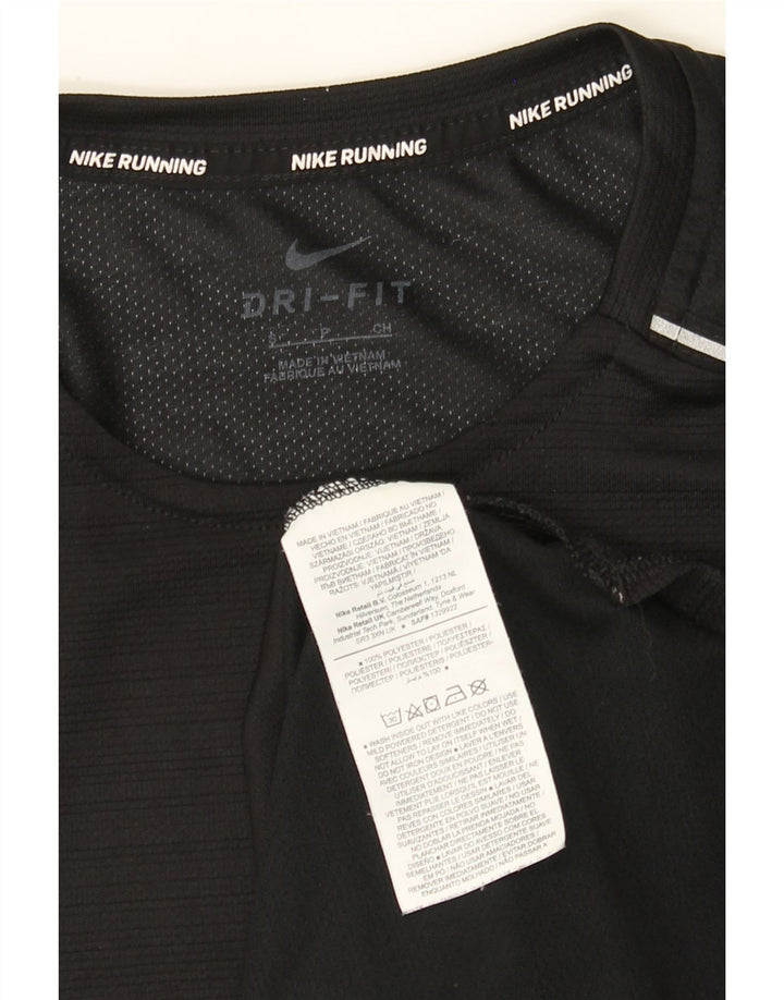 Nike Haut Dri Fit à manches longues pour homme en polyester à fines rayures noires