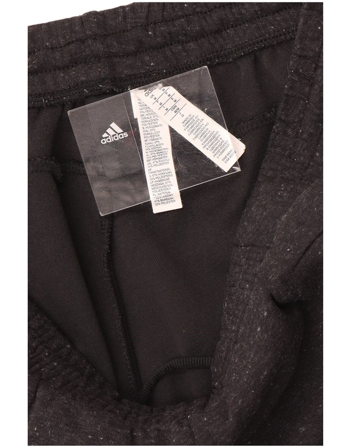 Adidas Pantalon de Survêtement Homme Gris Moyen Moucheté Coton