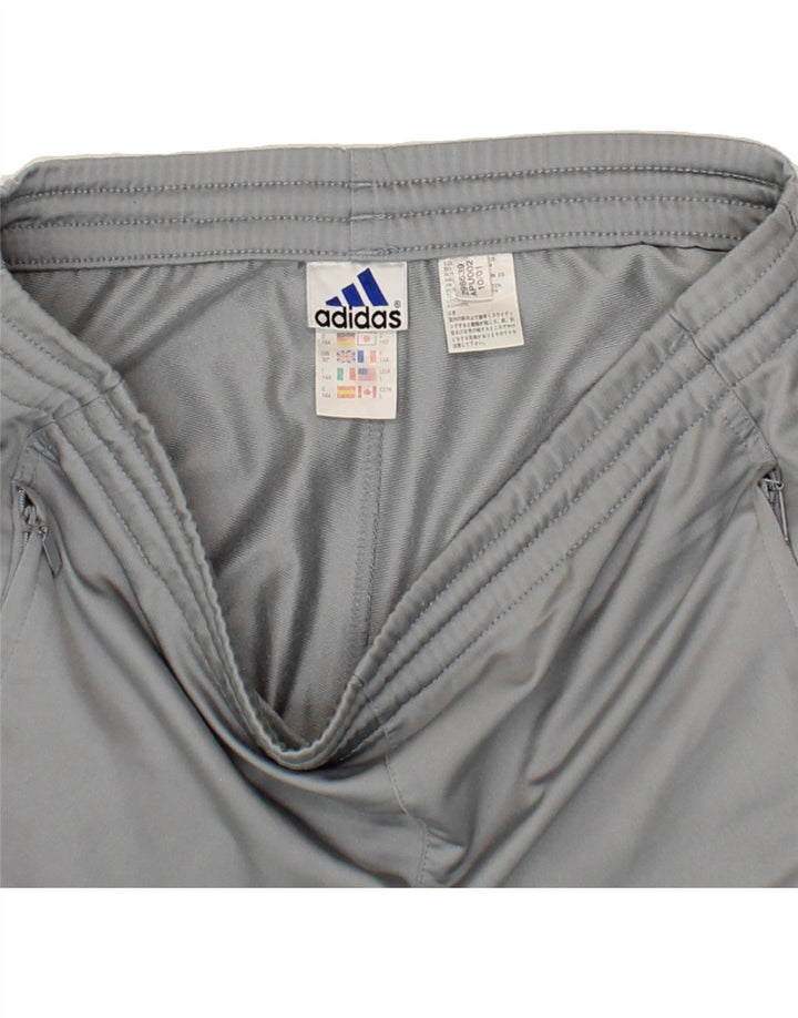 ADIDAS Boys Tracksuit Trousers 13-14 Years  Grey Polyester Vintage Adidas and Second-Hand Adidas from Messina Hembry 