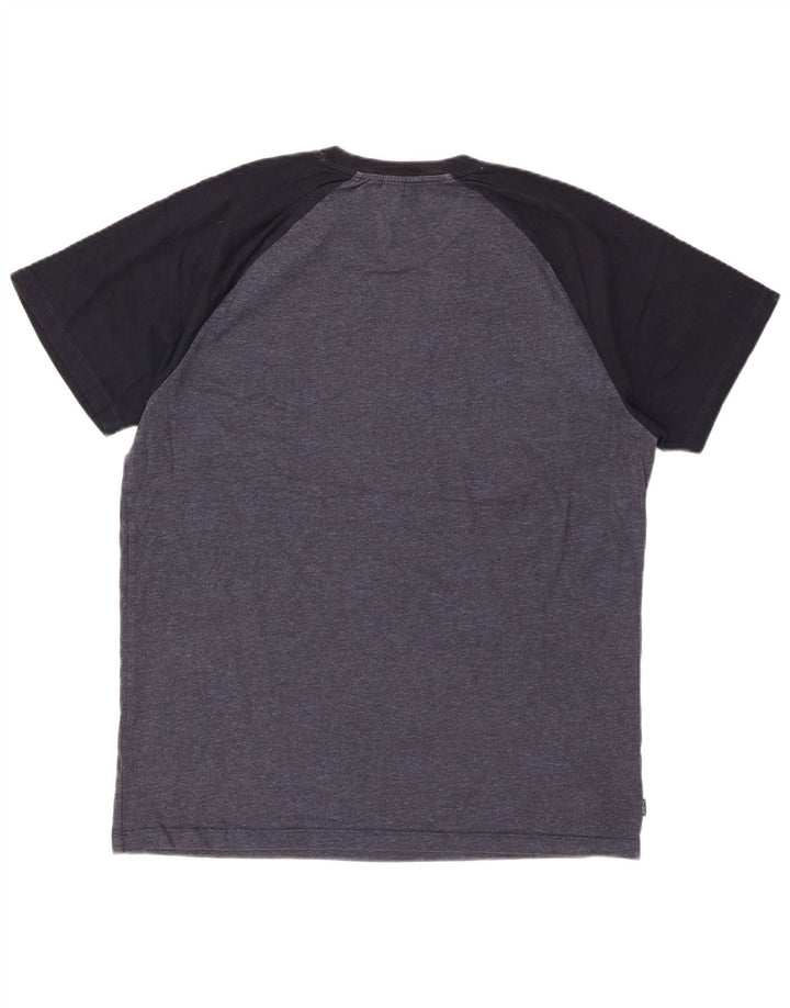 SUPERDRY T-Shirt Homme Top 2XL Bleu Marine Colourblock Coton