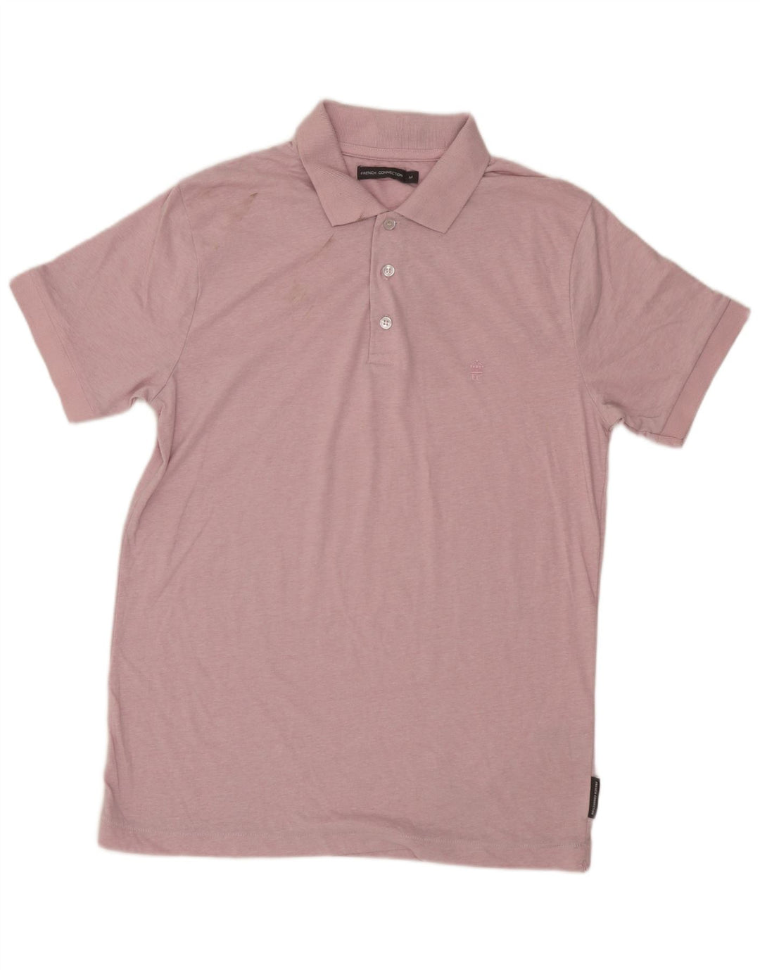 FRENCH CONNECTION Polo Homme Rose Moyen Coton