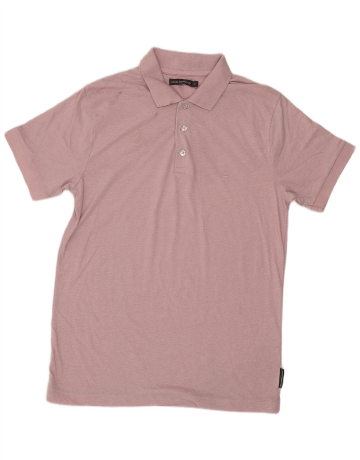 FRENCH CONNECTION Polo Homme Rose Moyen Coton