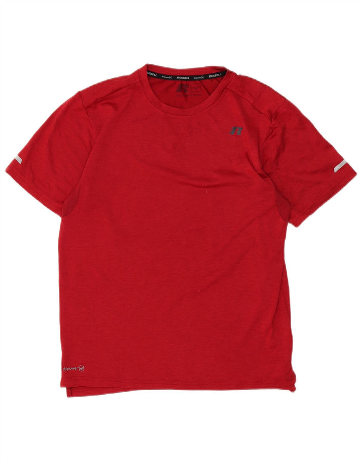 RUSSELL ATHLETIC T-Shirt Dri-Power Garçon 15-16 Ans 2XL Rouge Polyester