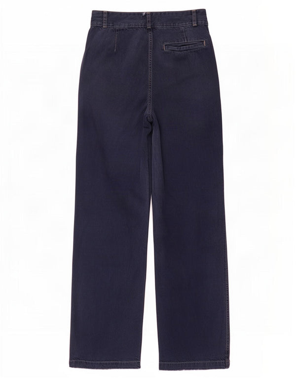 Zara Jean ample taille haute pour femme EU 32 2XS W22 L28 Bleu marine