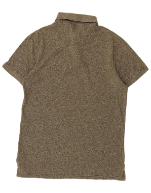 Jack Wills Polo Homme XS Kaki Moucheté Coton