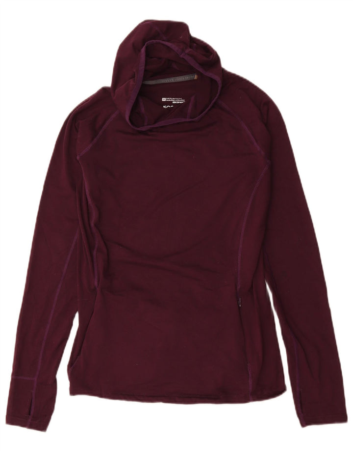 Mountain Warehouse Haut IsoCool à manches longues pour femme - Bordeaux moyen - UK 12