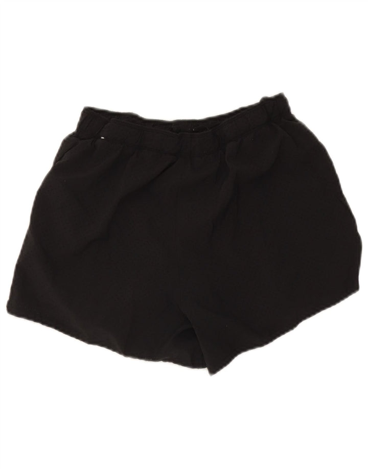 Nike Short de sport Dri Fit pour femme UK 8 Small Noir Polyester
