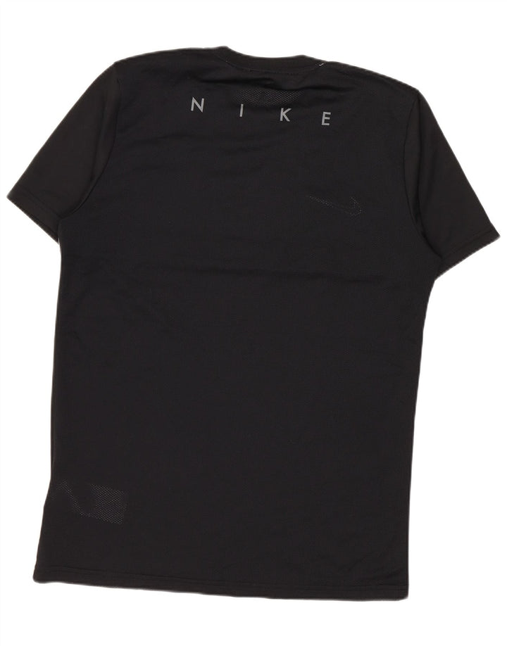 Nike Hommes Dri Fit T-Shirt Haut Noir Colorblock Polyester