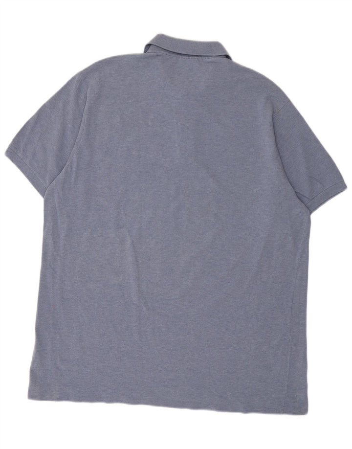 Lacoste Polo Homme Taille 7 2XL Bleu Coton