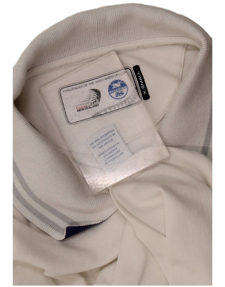 NORTH SAILS Polo graphique Nouvelle-Zélande pour femme UK 6 XS Blanc