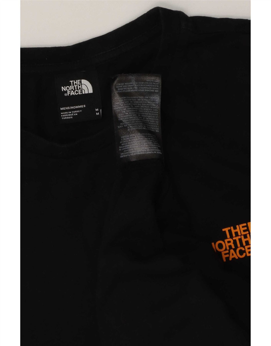 The North Face T-shirt graphique pour homme en coton noir moyen