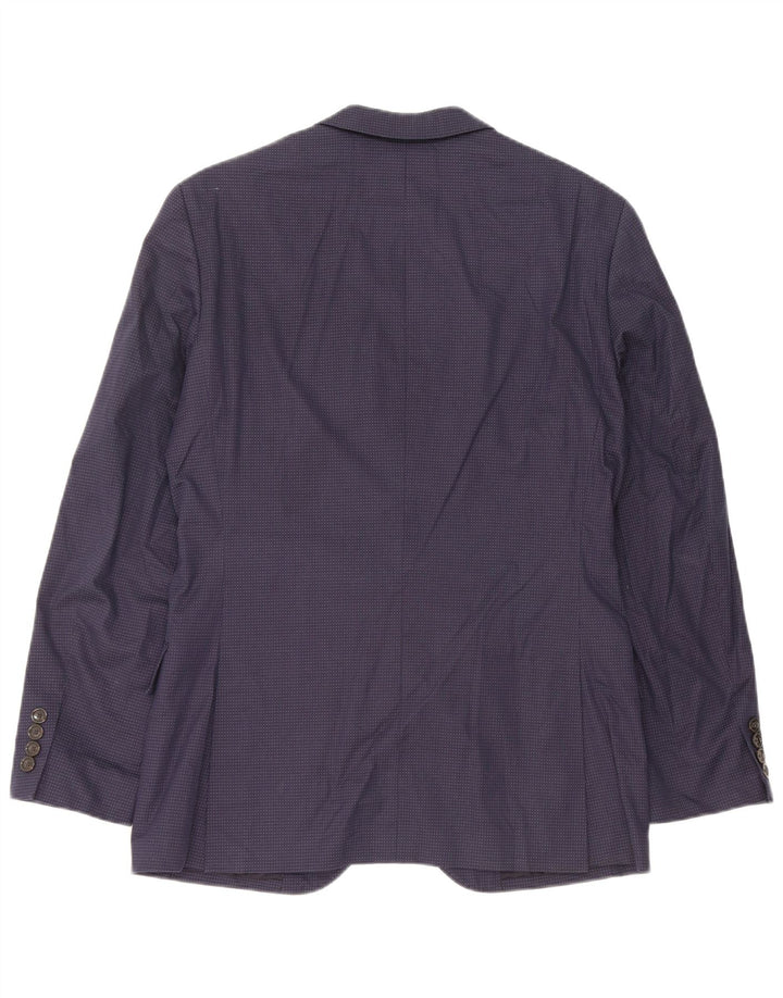 J. Crew Veste blazer Ludlow 2 boutons pour homme UK 36 Small Bleu marine à pois