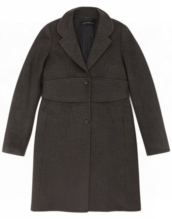 Zara Womens Trench Coat UK 10 Small Grey