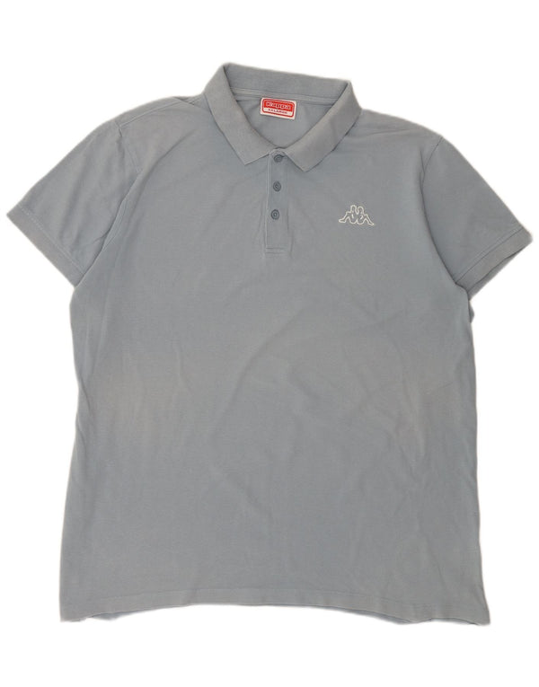 Kappa Polo Homme 2XL Bleu Coton
