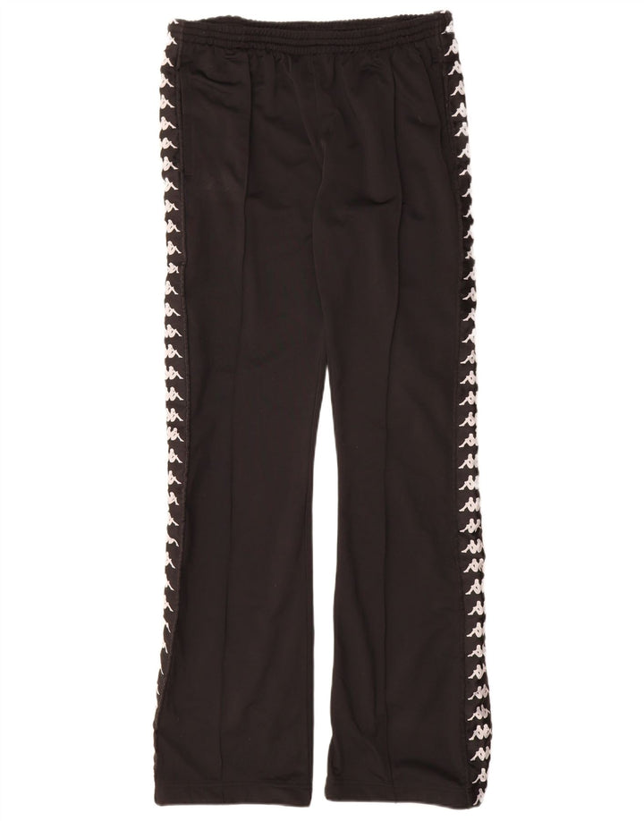 Kappa Pantalon de Survêtement Graphique Homme Large Noir