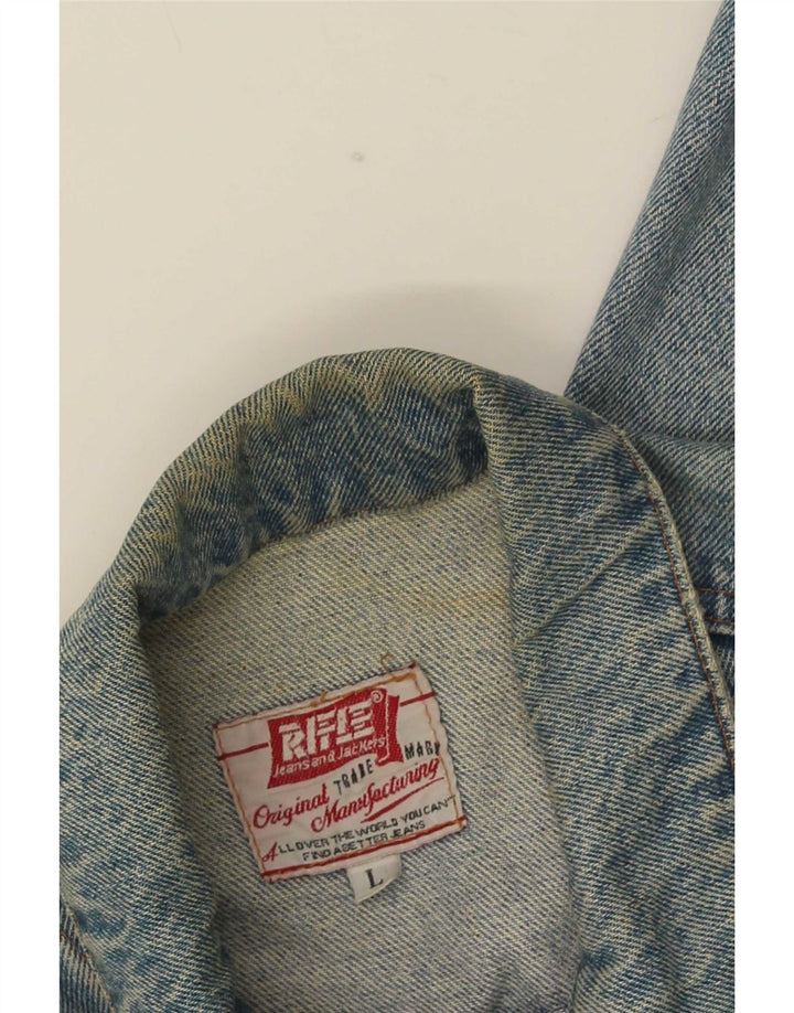 Rifle Veste en jean pour homme UK 40 Grand Bleu
