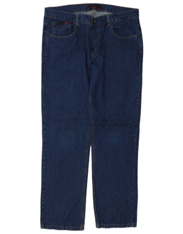 Pierre Cardin Jean droit homme W36 L32 bleu coton