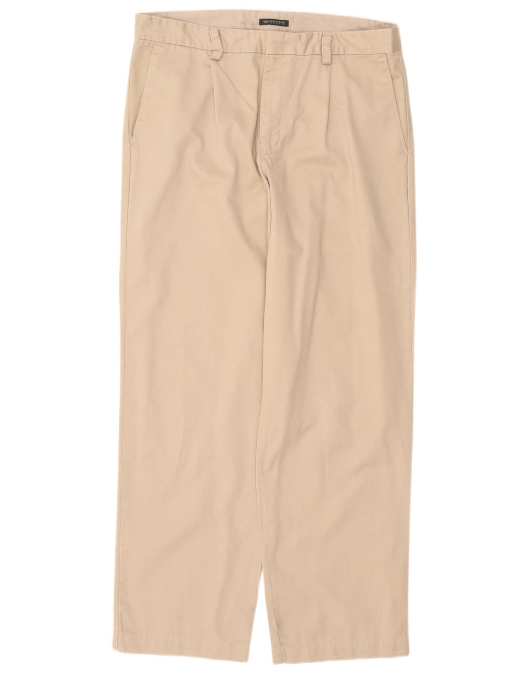 DOCKERS Pantalon Chino Coupe Ample Khakis Homme W34 L32 Beige