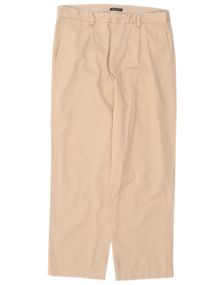 DOCKERS Pantalon Chino Coupe Ample Khakis Homme W34 L32 Beige