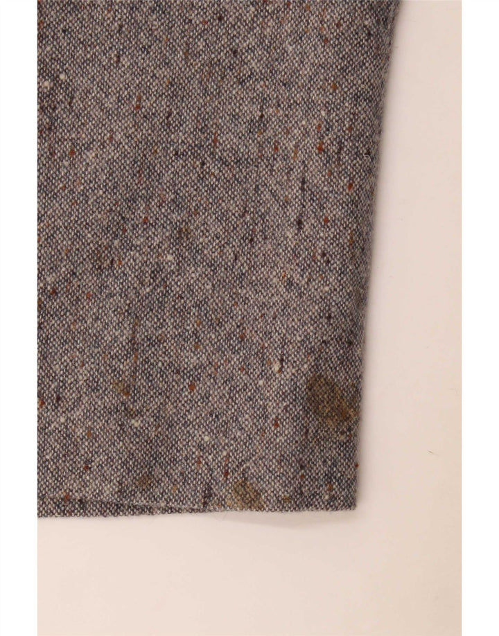 jupe crayon femme vintage Medium W30 Gris Moucheté