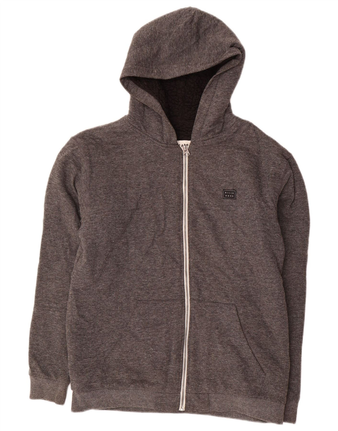 BILLABONG Pull à capuche zippé Sherpa Garçon 15-16 ans Gris Polyester