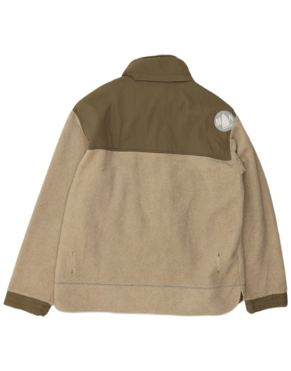 Murphy & Nye Veste polaire pour homme UK 44 2XL Vert Colorblock Acrylique