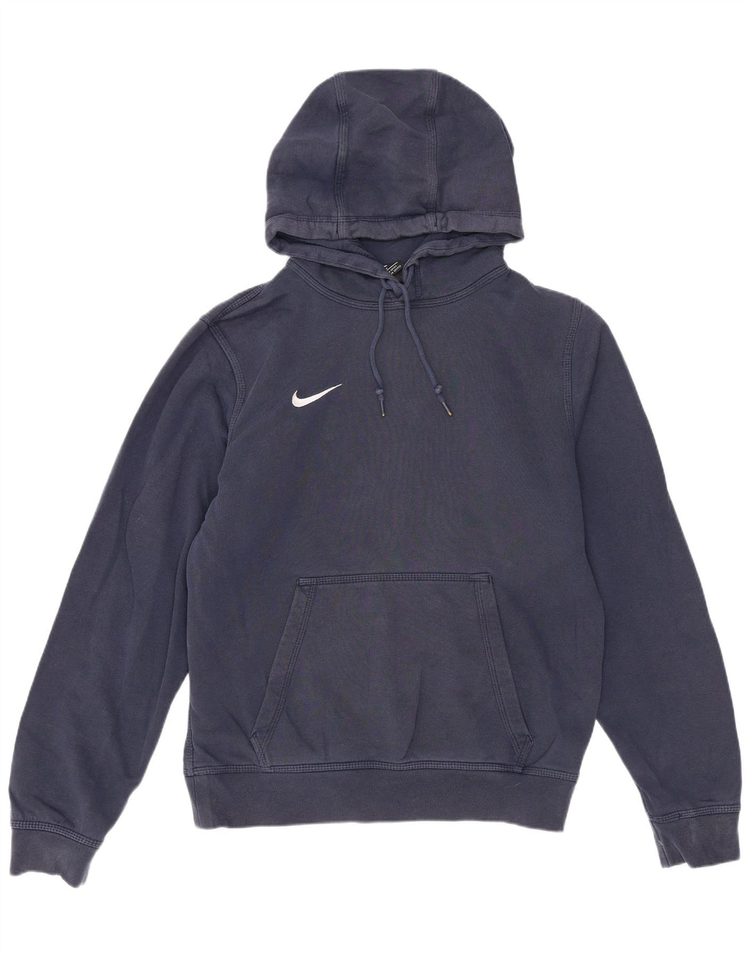 Nike Pull à capuche pour homme en coton bleu marine Taille S