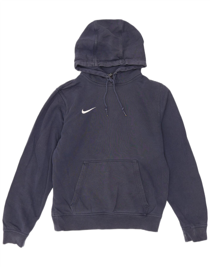 Nike Pull à capuche pour homme en coton bleu marine Taille S
