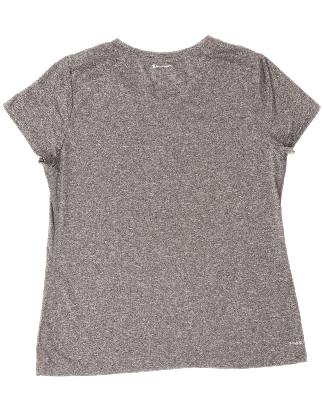 Champion T-Shirt Femme Top UK 16 Large Gris Polyester