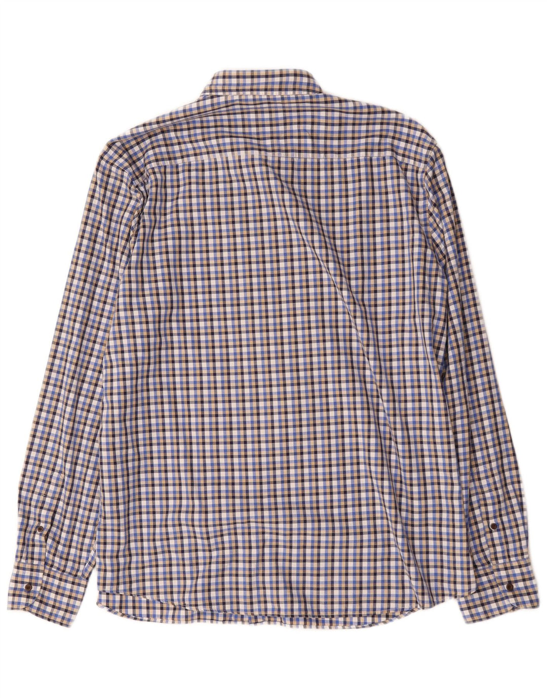 Massimo Dutti Chemise Homme 2XL Bleu Carreaux