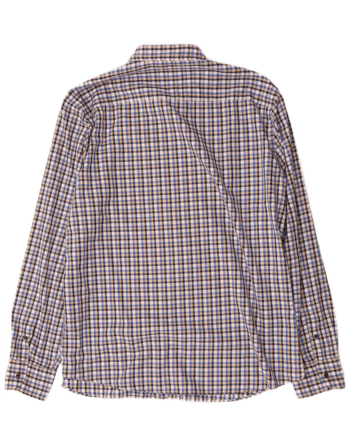 Massimo Dutti Chemise Homme 2XL Bleu Carreaux