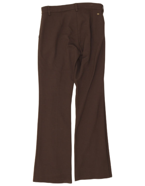 Marella Pantalon Chino Bootcut Pegged EMME Femme UK 6 XS W26 L29 Marron
