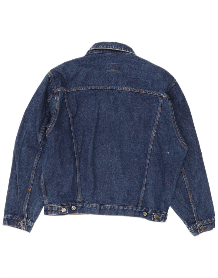 veste en denim homme vintage UK 36 Petit coton bleu