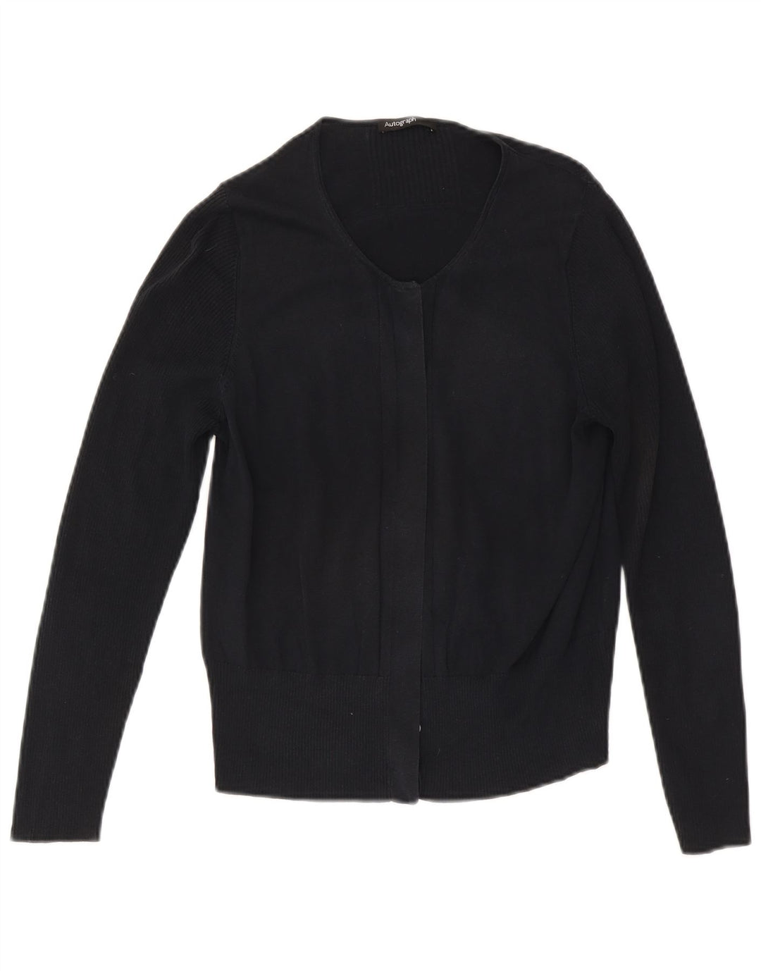 Marks & Spencer Pull cardigan autographe pour femme UK 16 Large Bleu marine
