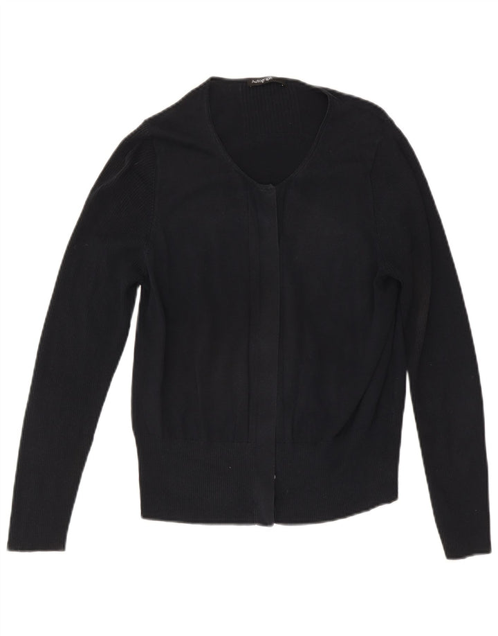Marks & Spencer Pull cardigan autographe pour femme UK 16 Large Bleu marine