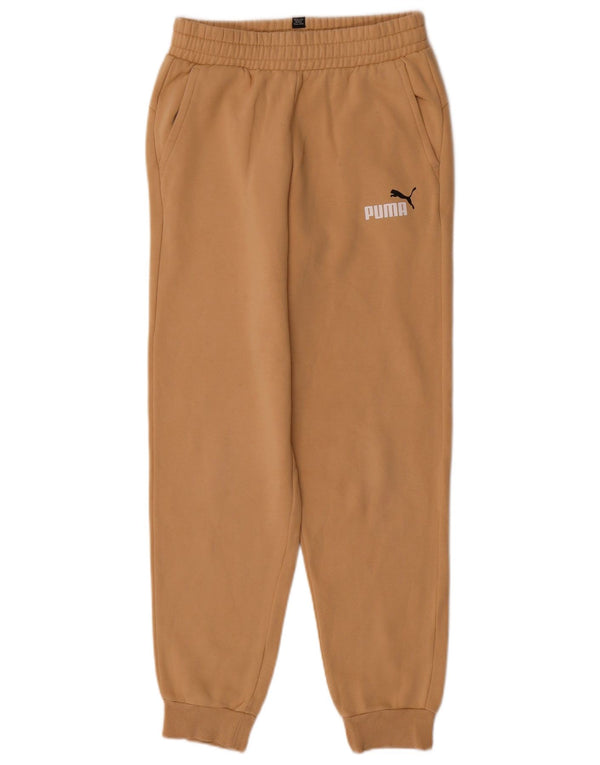Puma Pantalon de Survêtement Garçon 13-14 ans Beige Coton