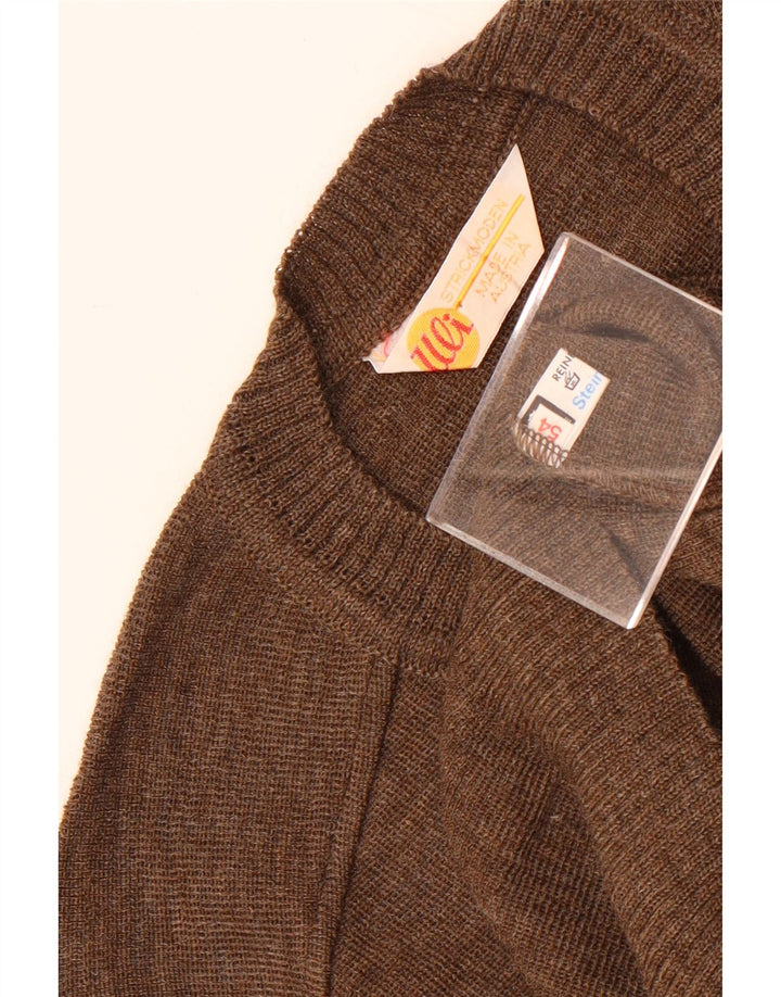 Strickmoden Débardeur Homme EU 54 XL Laine Marron