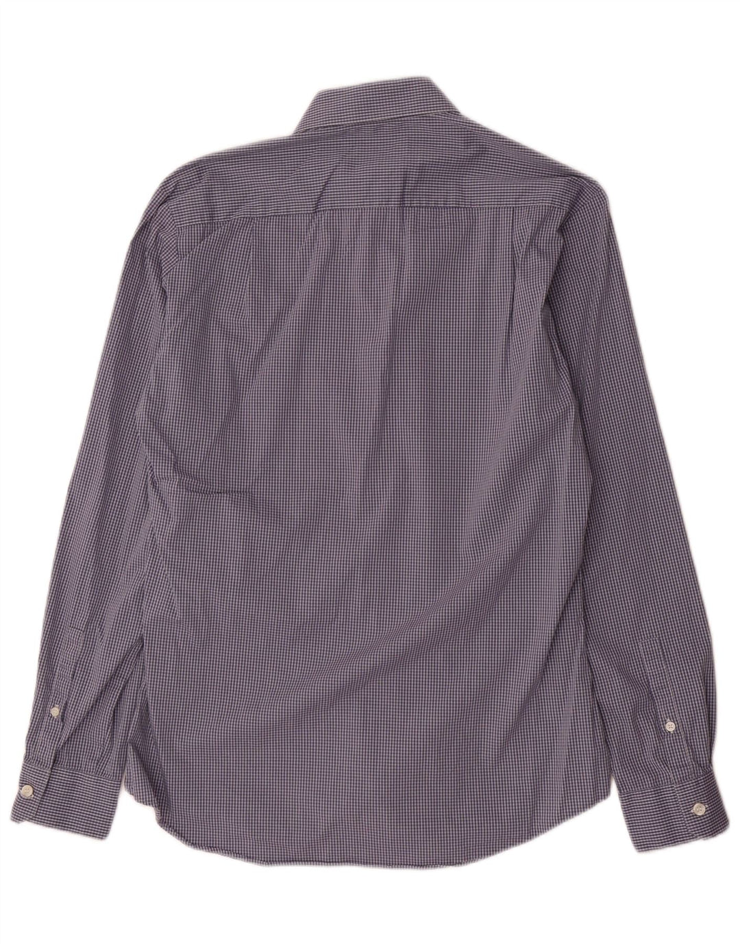 Dkny Chemise Slim Fit Homme Taille 39 15/5 Coton à Carreaux Bleu Moyen