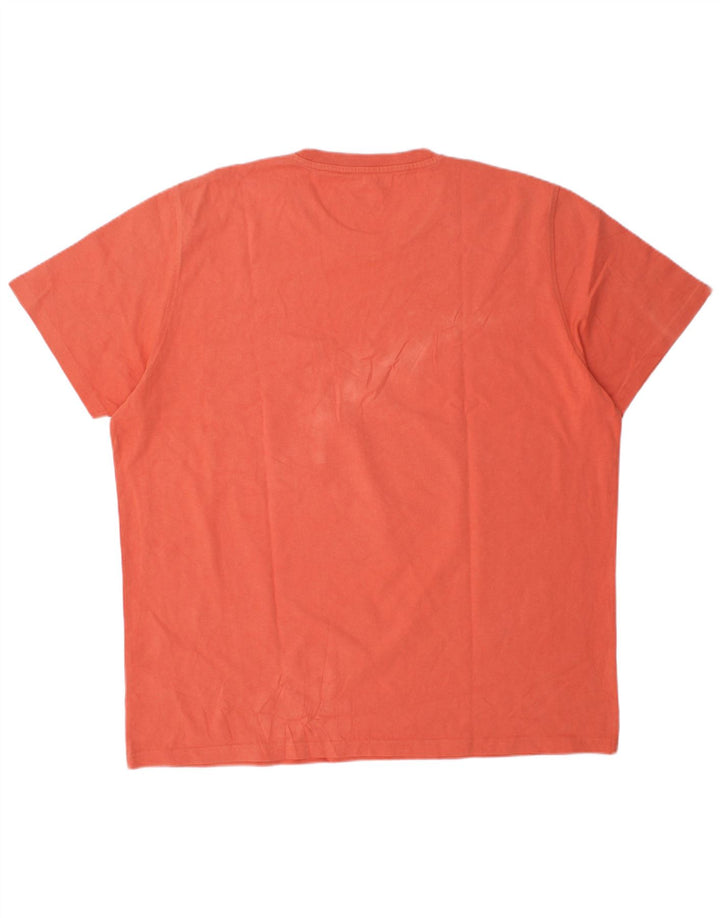 Lee T-Shirt coupe régulière pour hommes, haut 2XL, coton orange