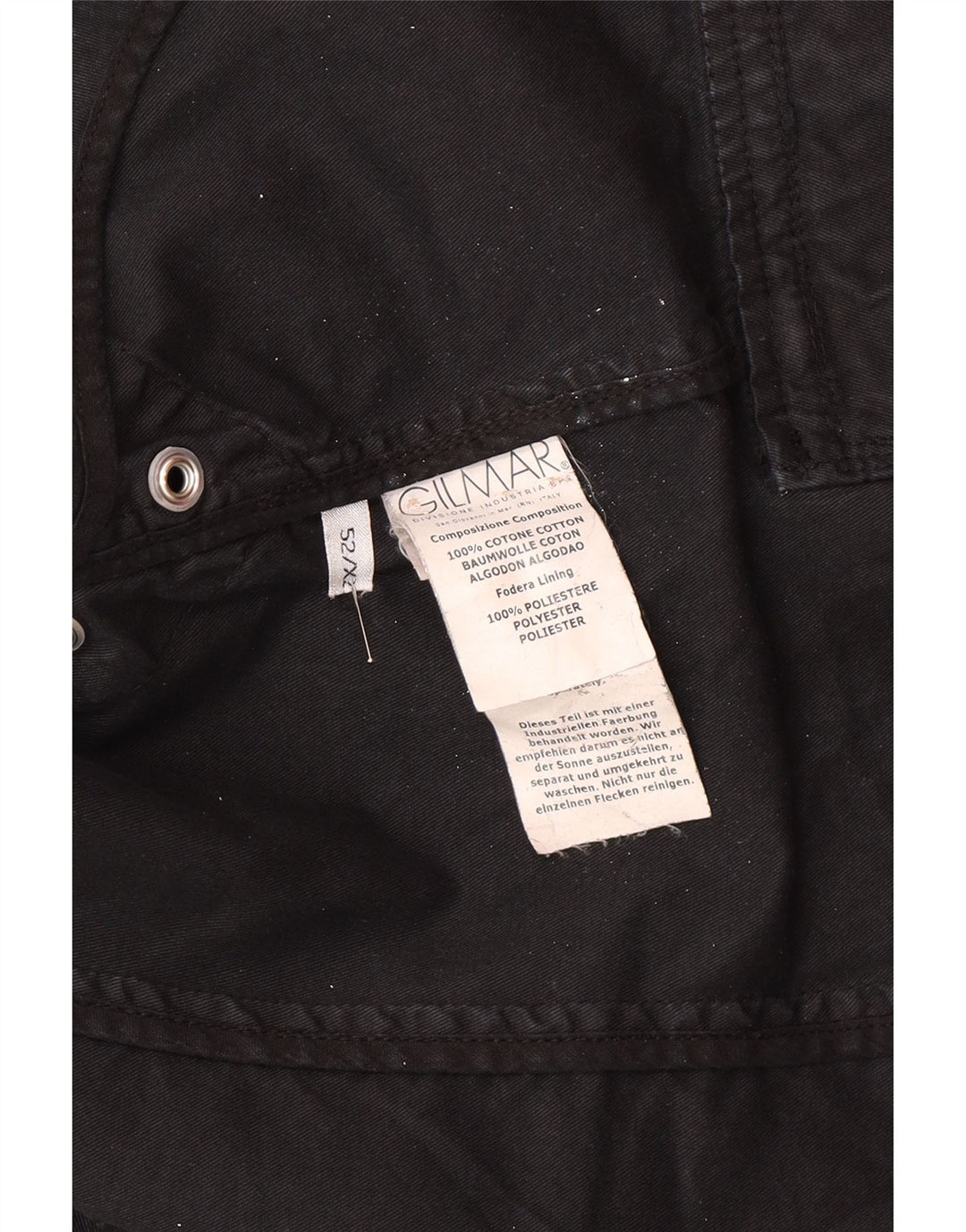 Iceberg Veste blazer en jean à 2 boutons pour homme IT 52 XL Gris Coton