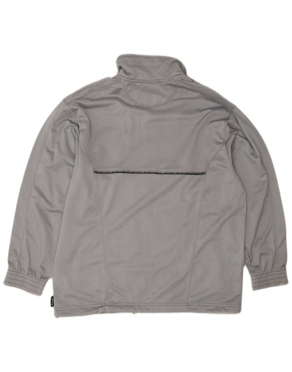 Lotto Veste de survêtement surdimensionnée pour femme UK 16 Large Gris Colorblock