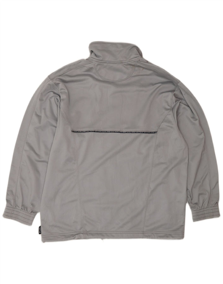 Lotto Veste de survêtement surdimensionnée pour femme UK 16 Large Gris Colorblock