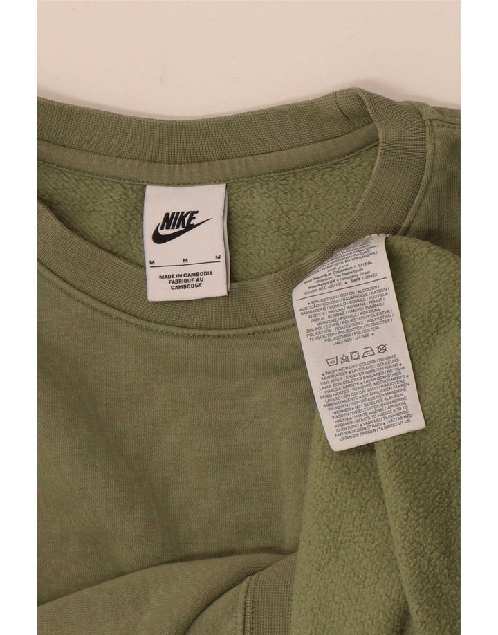 Nike Sweat-shirt en coton vert moyen pour homme