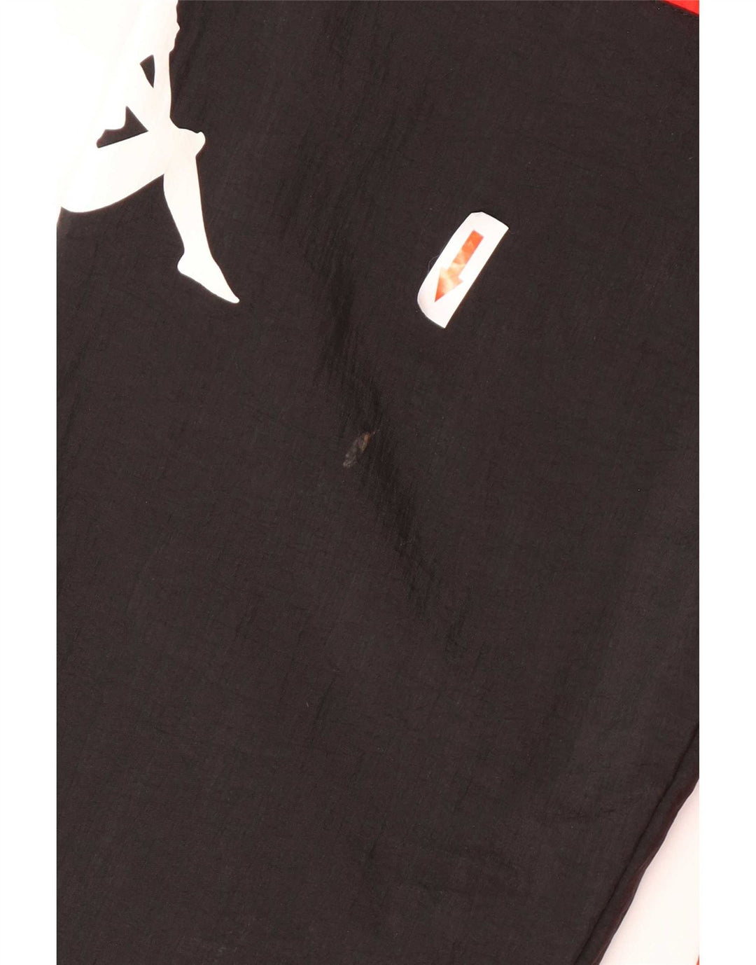 Kappa Veste de Survêtement Graphique Homme Small Noir Colorblock Polyamide