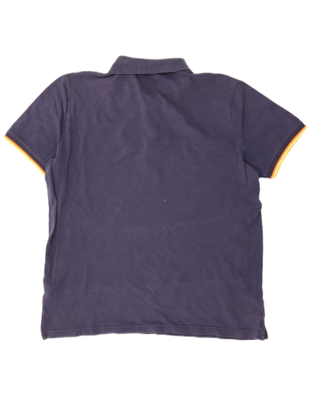 K-Way Polo Homme 2XL Bleu Marine Coton