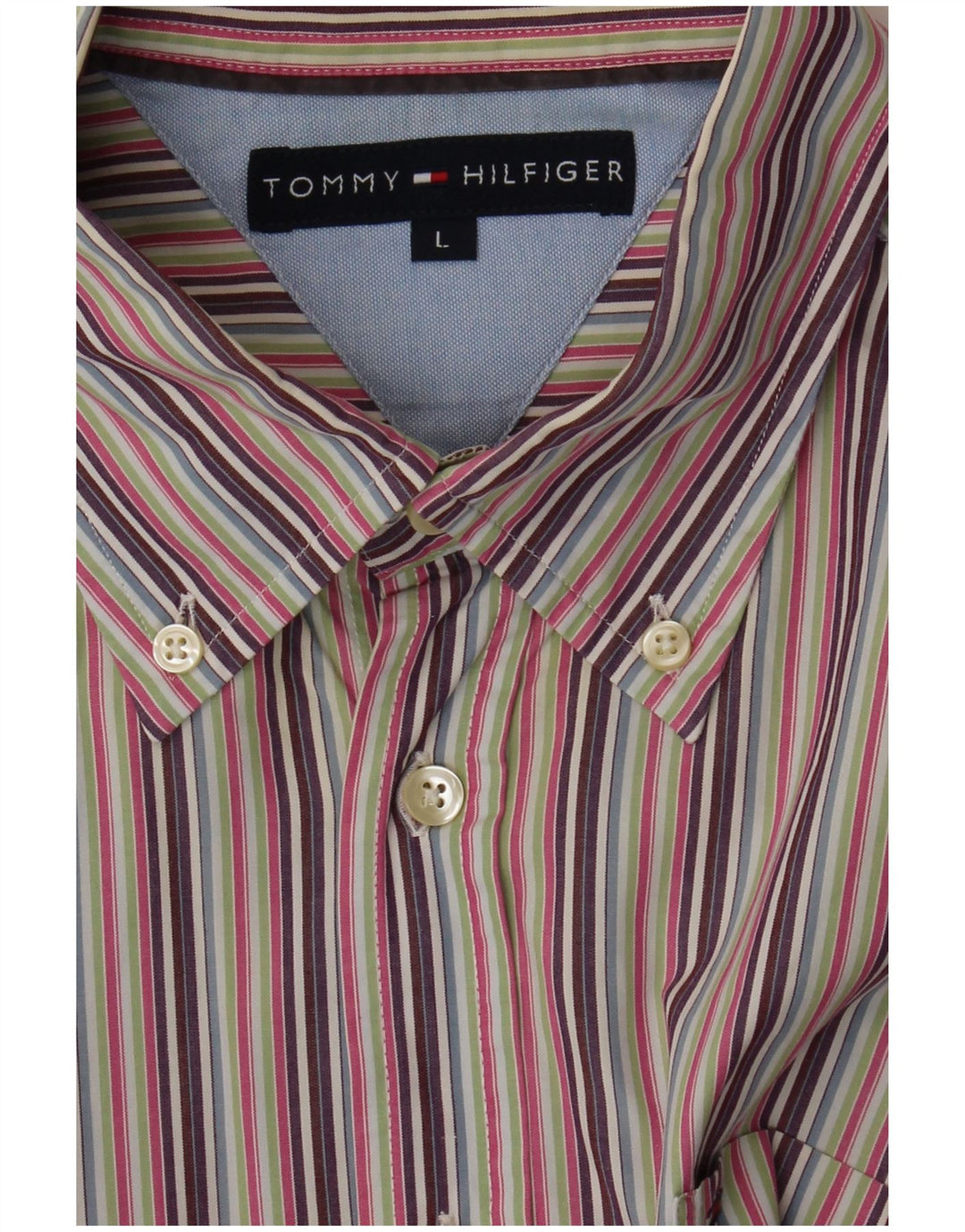 Tommy Hilfiger Chemise Homme Large Multicolore Rayé