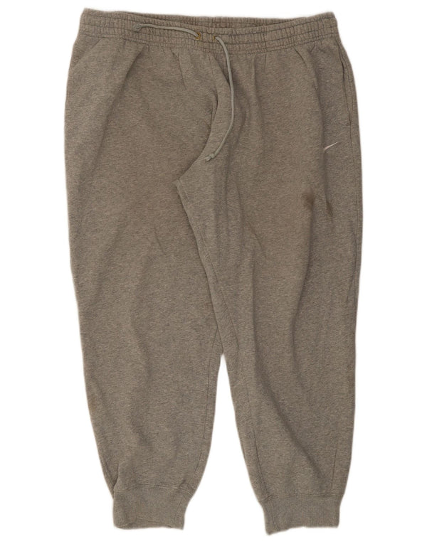Nike Pantalon de survêtement pour homme en coton moucheté Gris 2XL