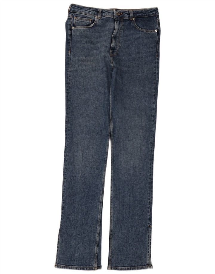 Zara Jean Bootcut Femme EU 40 Moyen W30 L34 Bleu Coton
