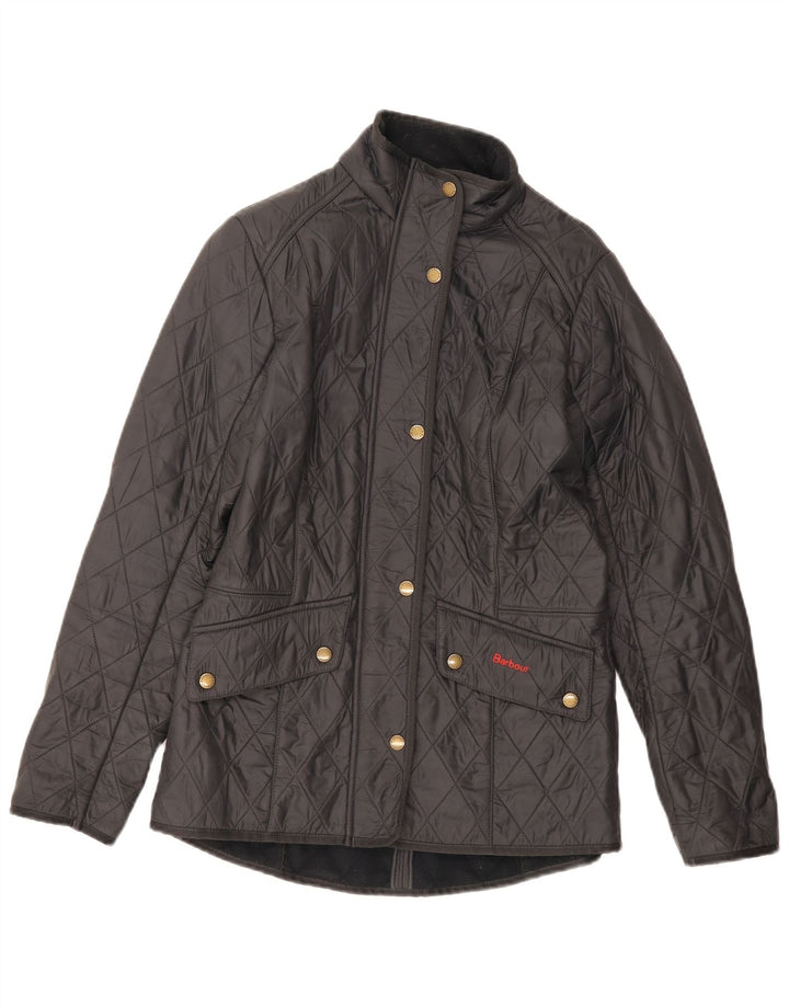 Barbour Veste matelassée pour femme UK 10 Petit Noir Classique